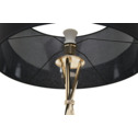 Černo-zlatá stojací lampa trojnožka TAGO
