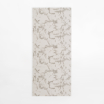 Koupelnová předložka CANARIA, bílá-šedá, 65x150 cm