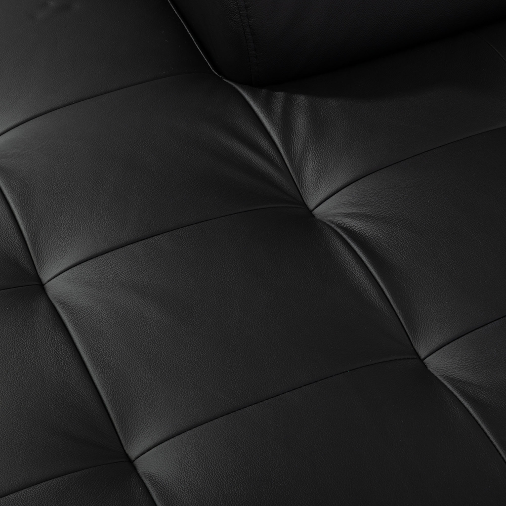 Rozkládací kožená rohová sedací souprava VANILLA NEW levá