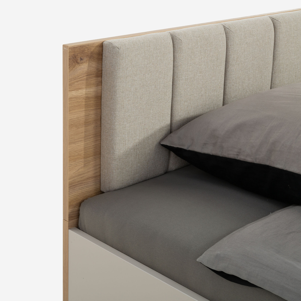 Postel s úložným prostorem a roštem OAK SQUERE 120x200.