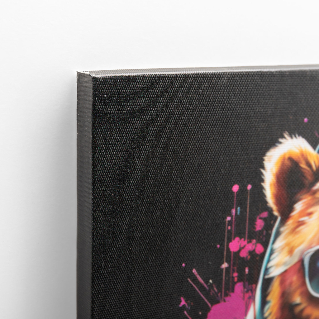 Obraz na plátně MEDVĚD 28x28 cm