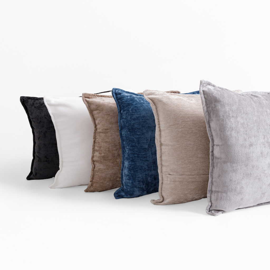 Dekorační povlak na polštář černý SOLLE 45x45 cm