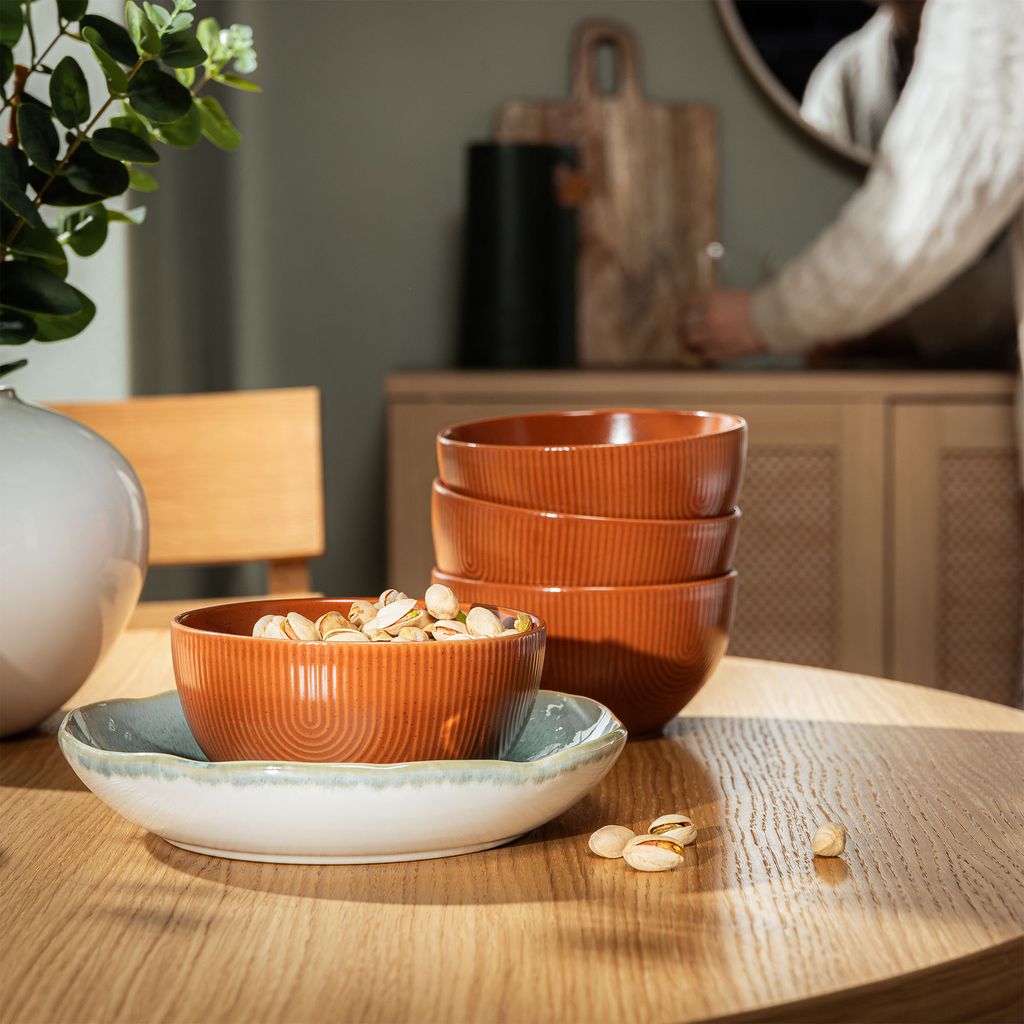 Hnědá keramická miska PAPILAR 480 ml