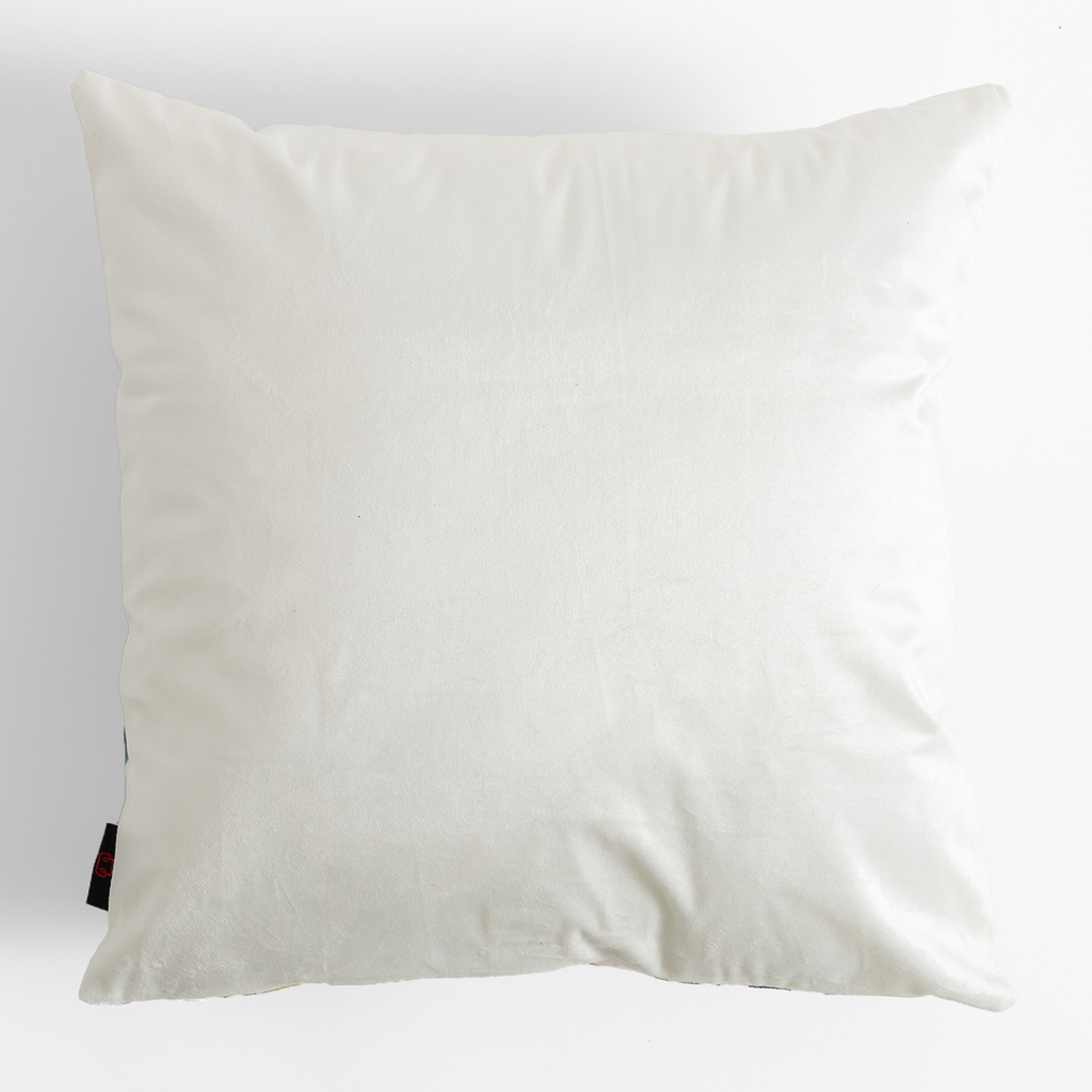 Béžový povlak na polštář s listy MADERA 45x45 cm