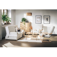 Sedací souprava světlošedá 3+1+1 BAKU