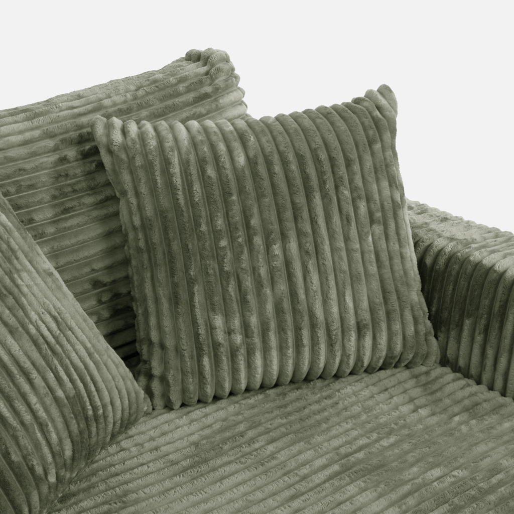 Křeslo loveseat zelené NOEMI