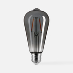 LED žárovka teplá barva ORO-SMOKY-E27-ST64-2W-WW