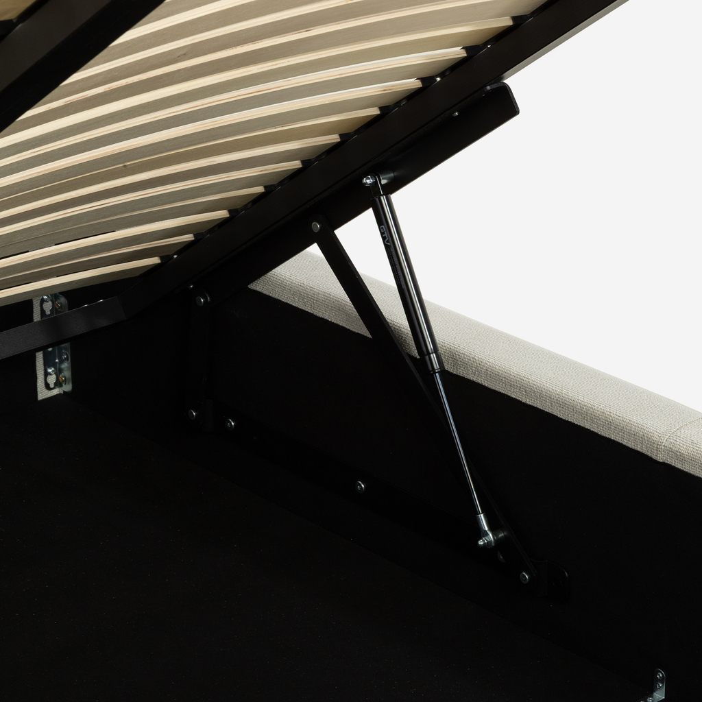 Krémová postel FABRIZZIO SQUERE P 160x200 cm