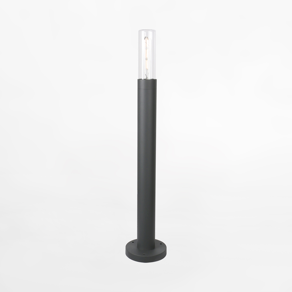 Černá venkovní stojací lampa IP54 WALLY