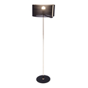 Černo-zlatá stojací lampa s dekorativním stínidlem ETRO