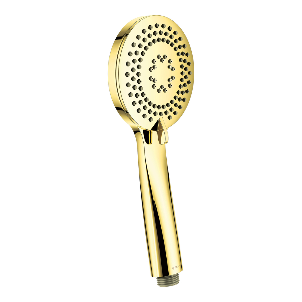 Sprchová hlavice se 3 funkcemi zlatý lesk ARNIKA