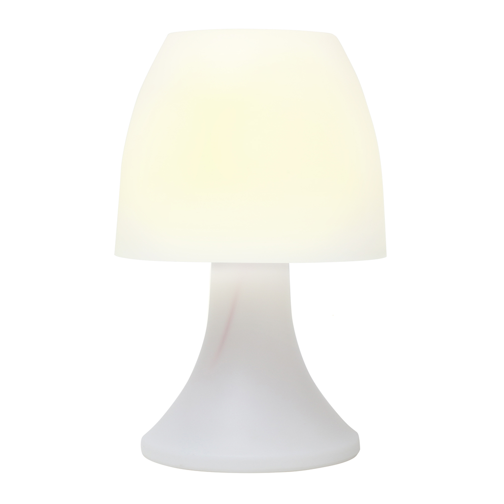 Bílá bezdrátová noční LED lampička