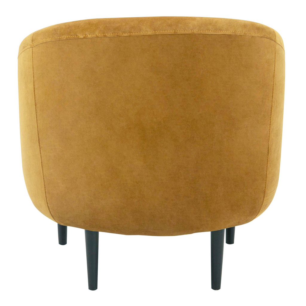 Hořčicové křeslo MILTON