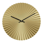 Moderní zlaté nástěnné hodiny 30 cm