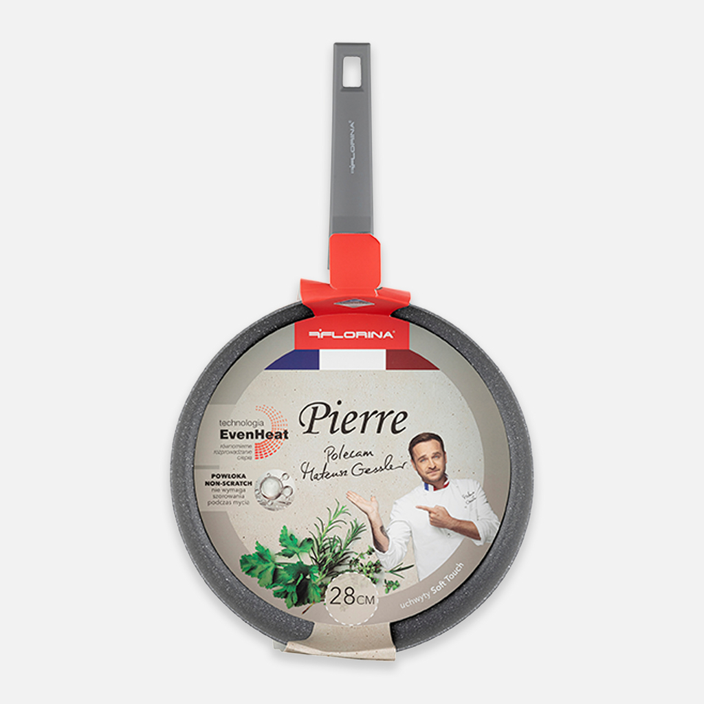 Hluboká hliníková pánev PIERRE 28 cm