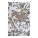 Béžový koberec s květinovým vzorem SALSA 120x170 cm