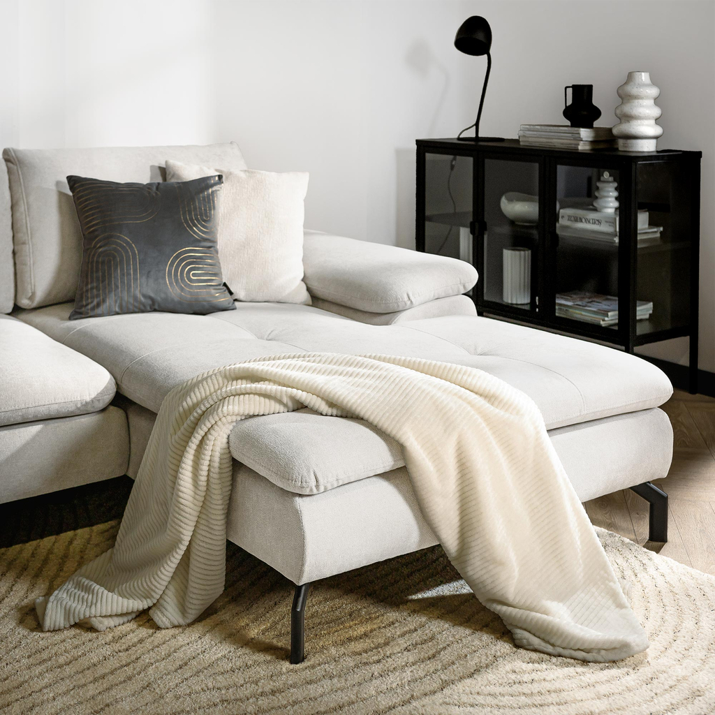 Krémová deka RENEE 130x160 cm