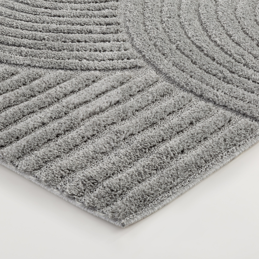 Šedý koberec LA CASA 3D 200x290 cm