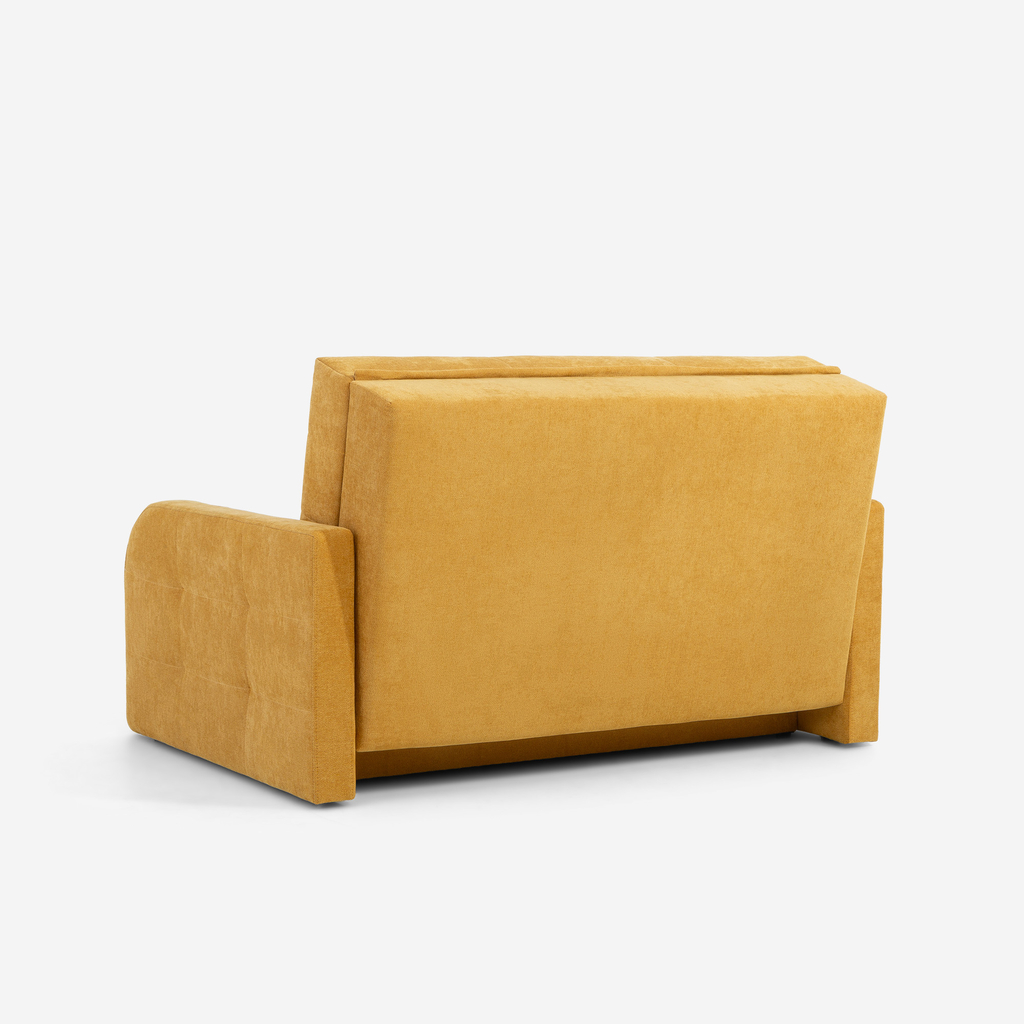 Dvoumístná rozkládací pohovka žlutá ARIZONA