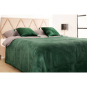 Prošívaný přehoz na postel FERN zelený 220 x 240 cm