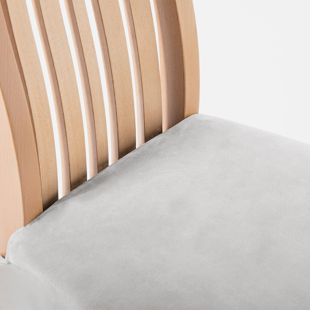 Potah na židli stříbrný SENTO 40x40