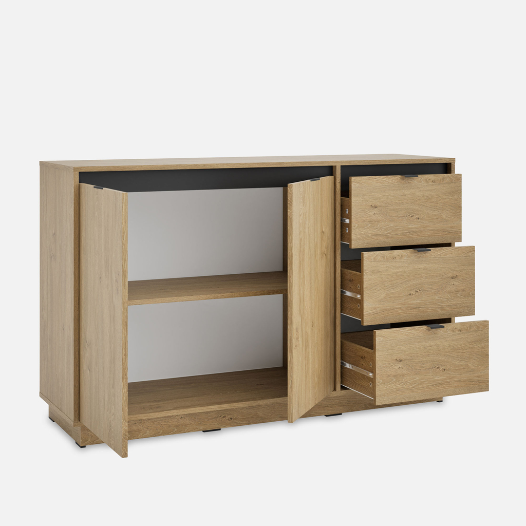 Komoda se 3 zásuvkami MARTINO 140 cm
