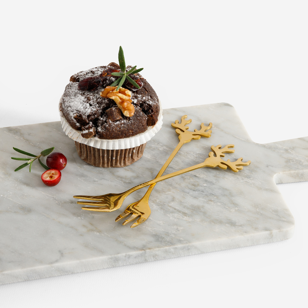 Sada vidliček s ozdobným koncem RUDOLF 4 ks