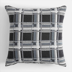 Polštář kostkovaný šedý IRMA 45x45 cm