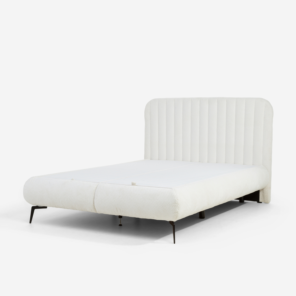 Postel boxspring VALO bílá 140x200