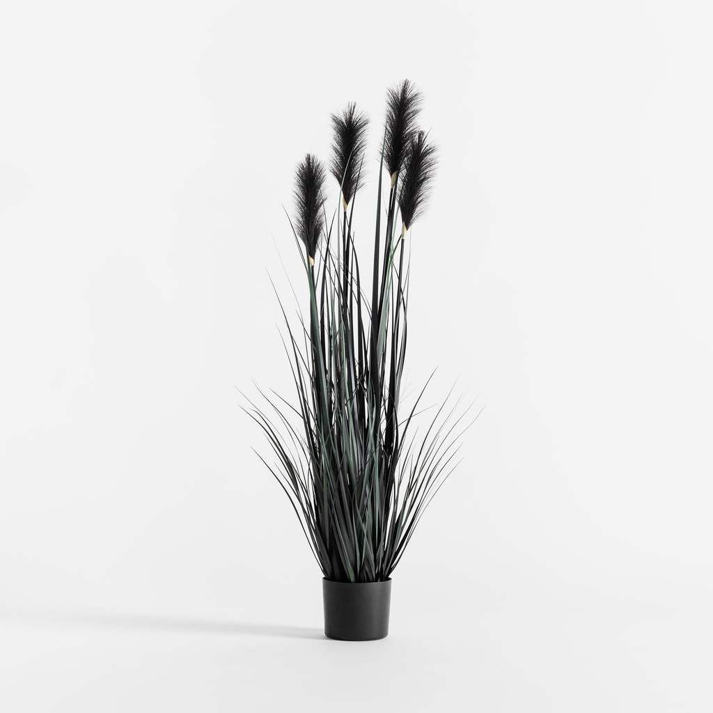 Umělá tráva pampas černá 120 cm