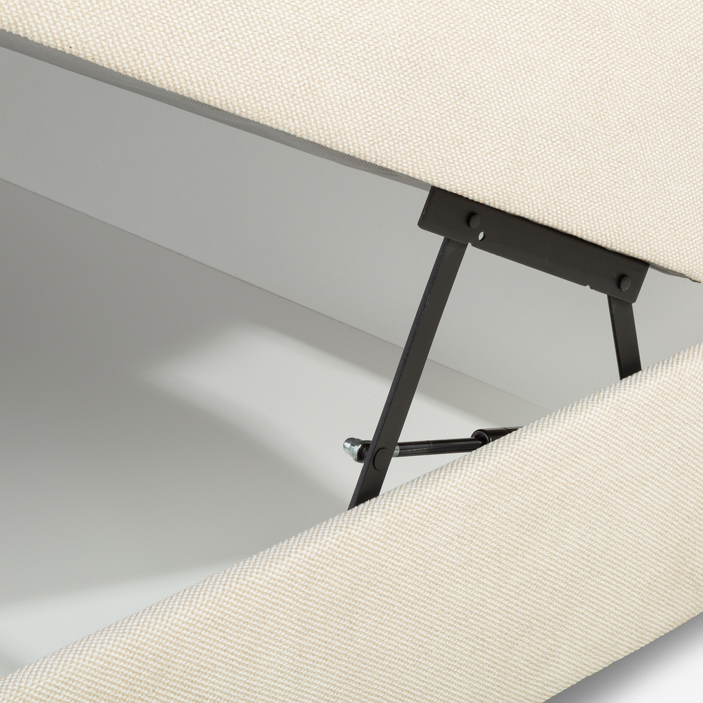 Postel boxspring světle béžová LILIAN 160x200 cm