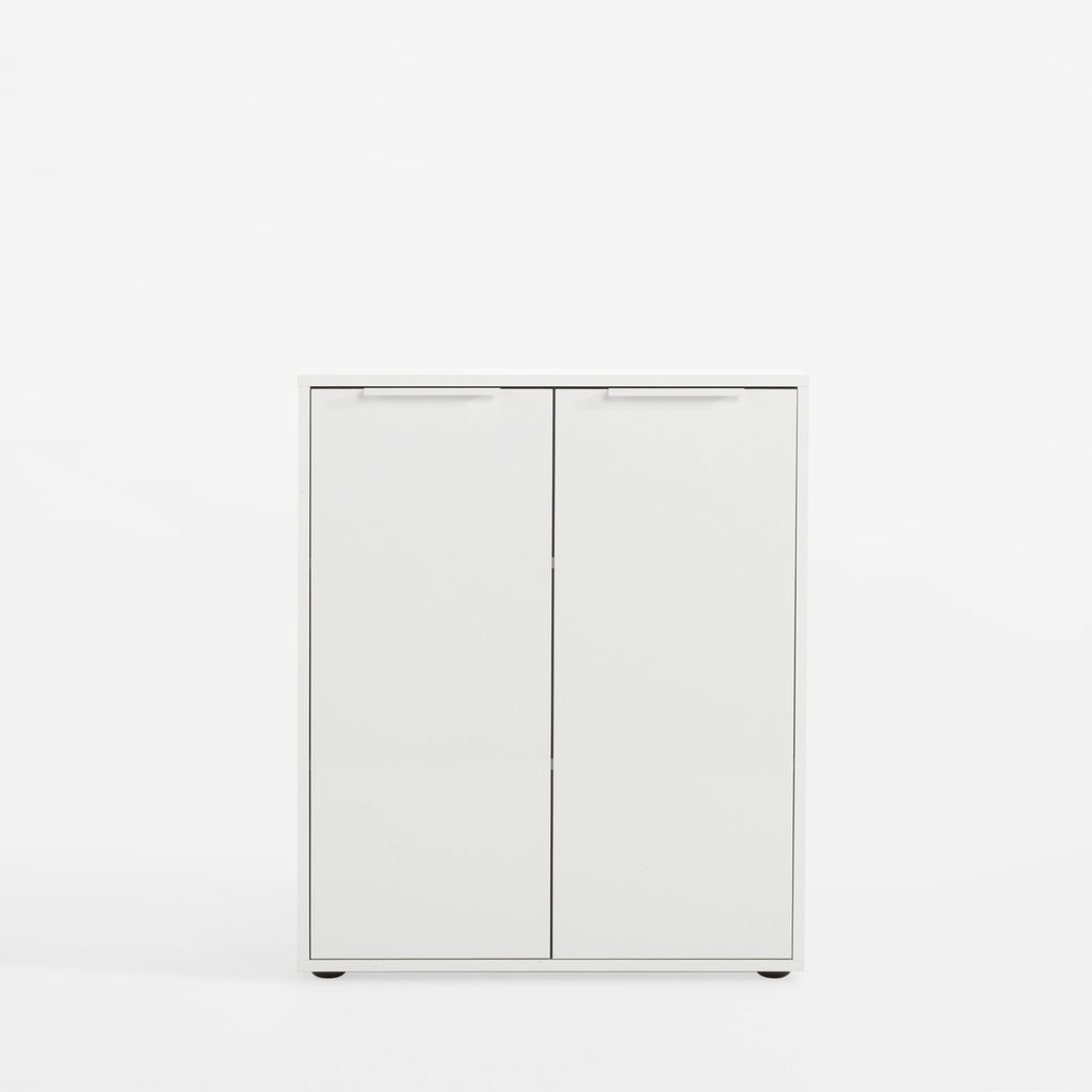 Komoda ESPRESSO 72 cm bílý lesk