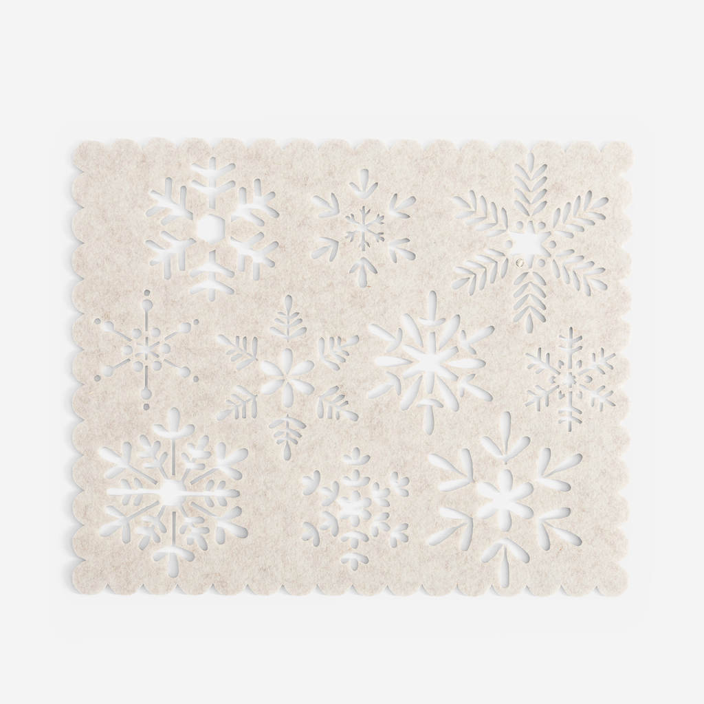 Podložka na stůl béžová sváteční 40x32,5 cm