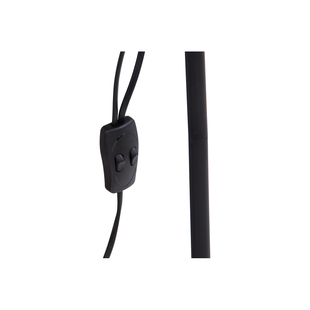 Černá stojací lampa E14 E27