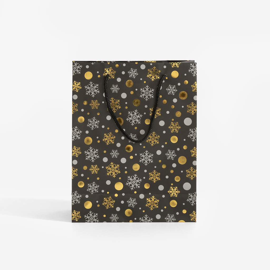 Vánoční dárková taška hvězdičky S MIX