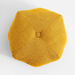 Žlutý sedací polštář PUFFY PUF 48x18 cm