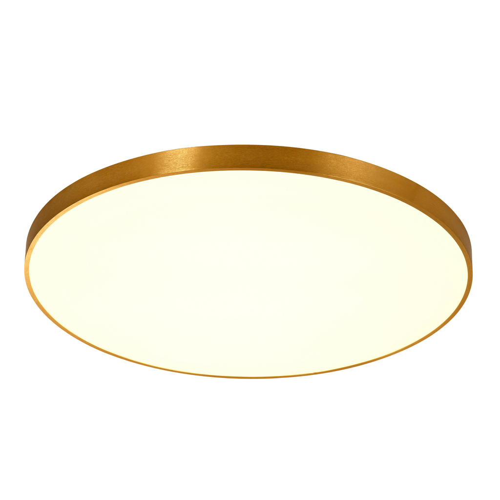 Zlaté kulaté stropní LED svítidlo SIERRA 80 cm