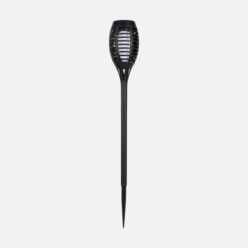 Venkovní solární lampa IP44 černá 50 cm