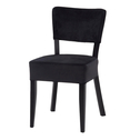 Černá čalouněná židle RYAN
