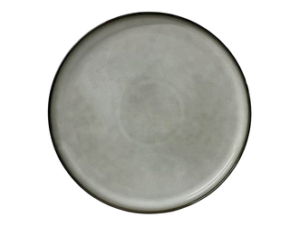Keramický jídelní talíř šedý SUELO 27 cm