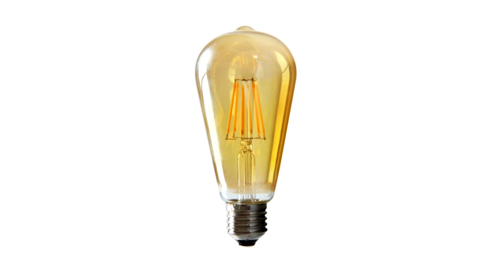 Retro LED dekorativní žárovka E27 4 W teplé barvy ORO-E27-ST64-FL-AMBER-4 W