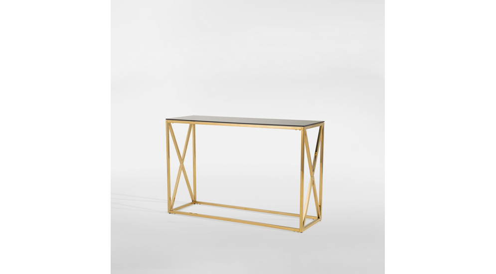 Konzolový stolek glamour ENAMON zlatý