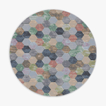 Kulatý koberec včelí plástev SORRENTO 160 cm