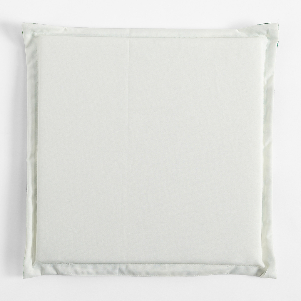 Bílý sedák na židli SAMBA 40x40 cm