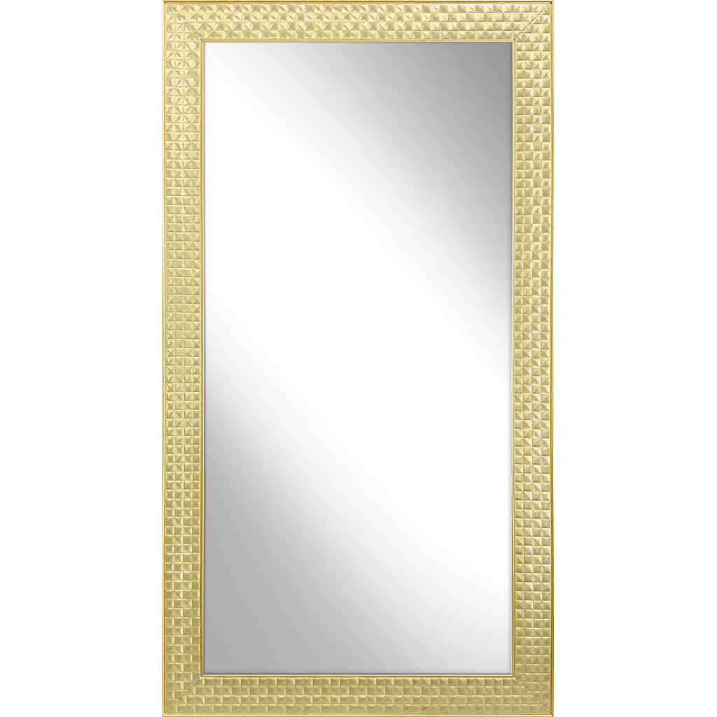 Zrcadlo ve zlatém rámu DIAME 76x136 cm