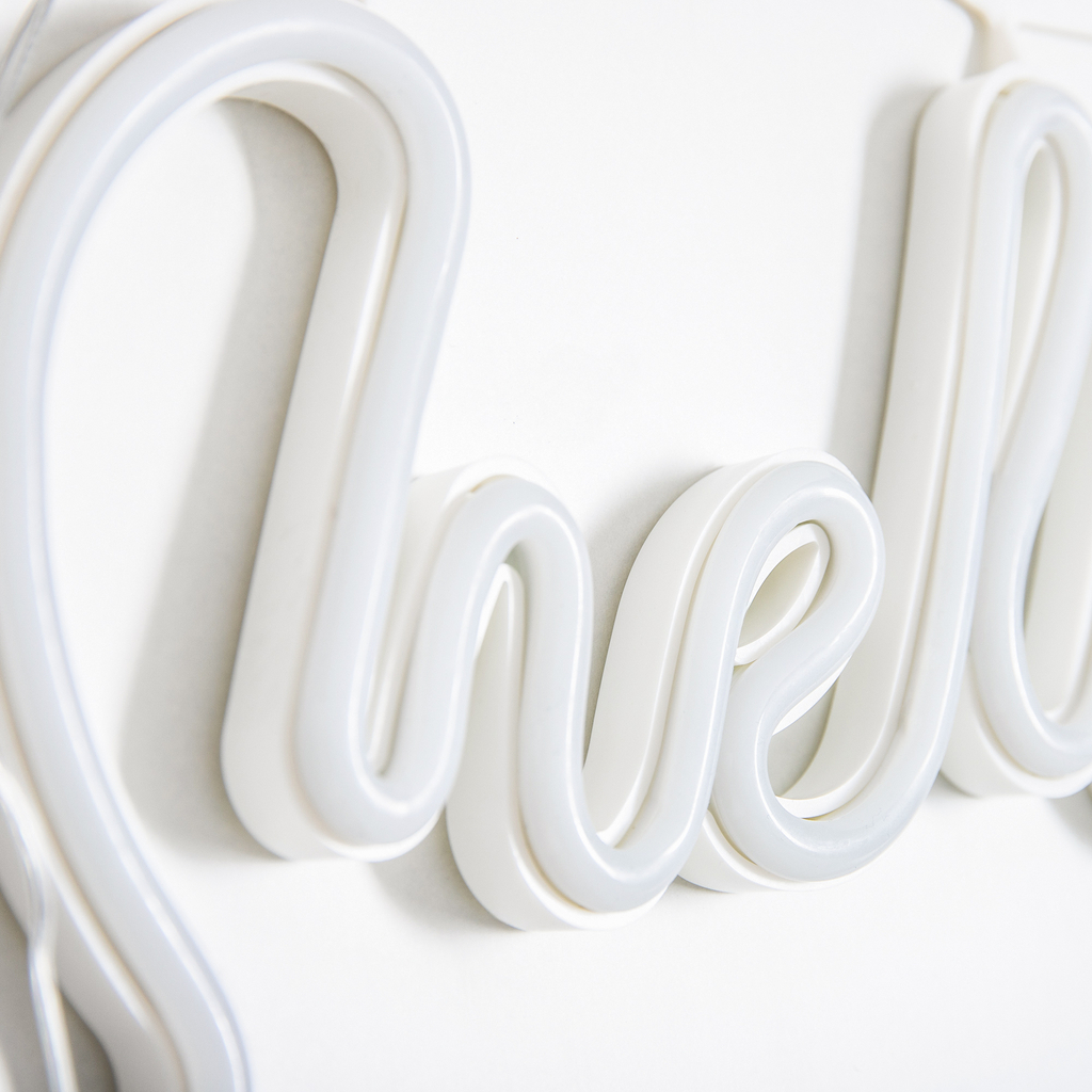 Dekorativní LED lampička NEON HELLO