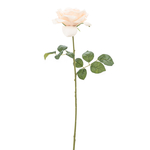 Umělá květina RŮŽE bílá 53 cm