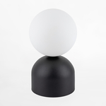 Stolní lampa stínidlo koule černý podstavec MIKI