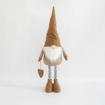 Dekorativní figurka SKŘÍTEK, béžovo-hnědá, 80-130 cm