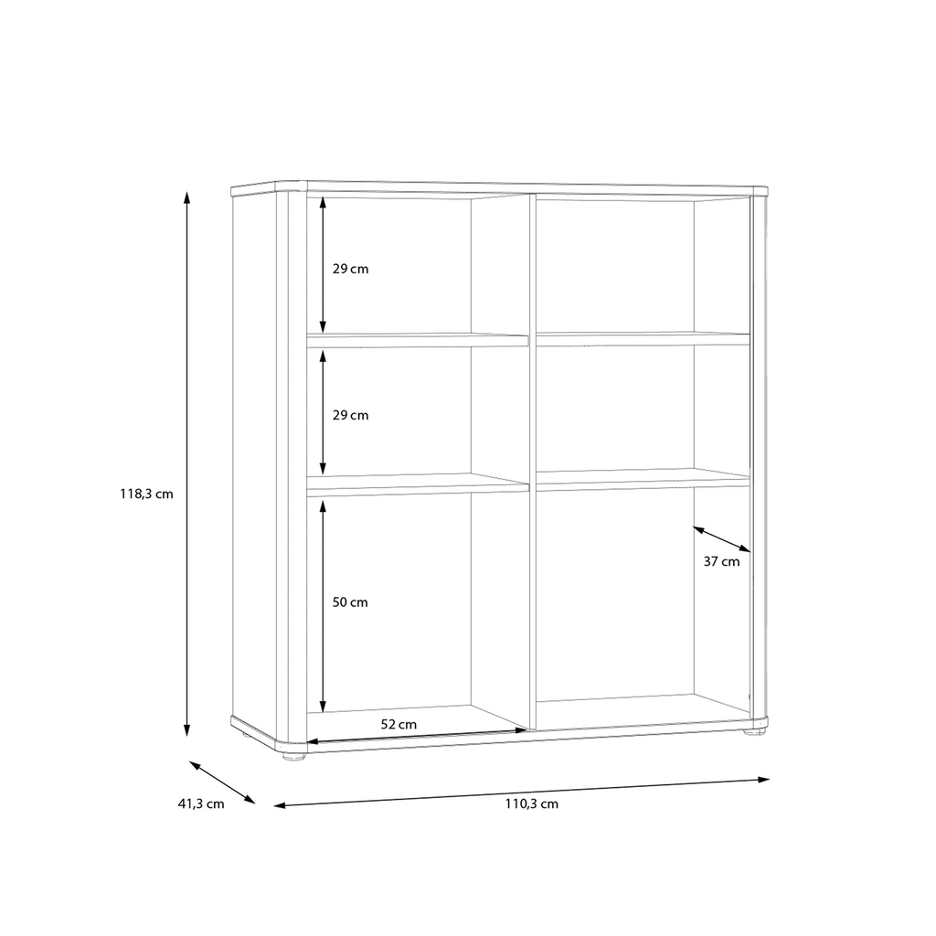 Regál OGAI 120 cm